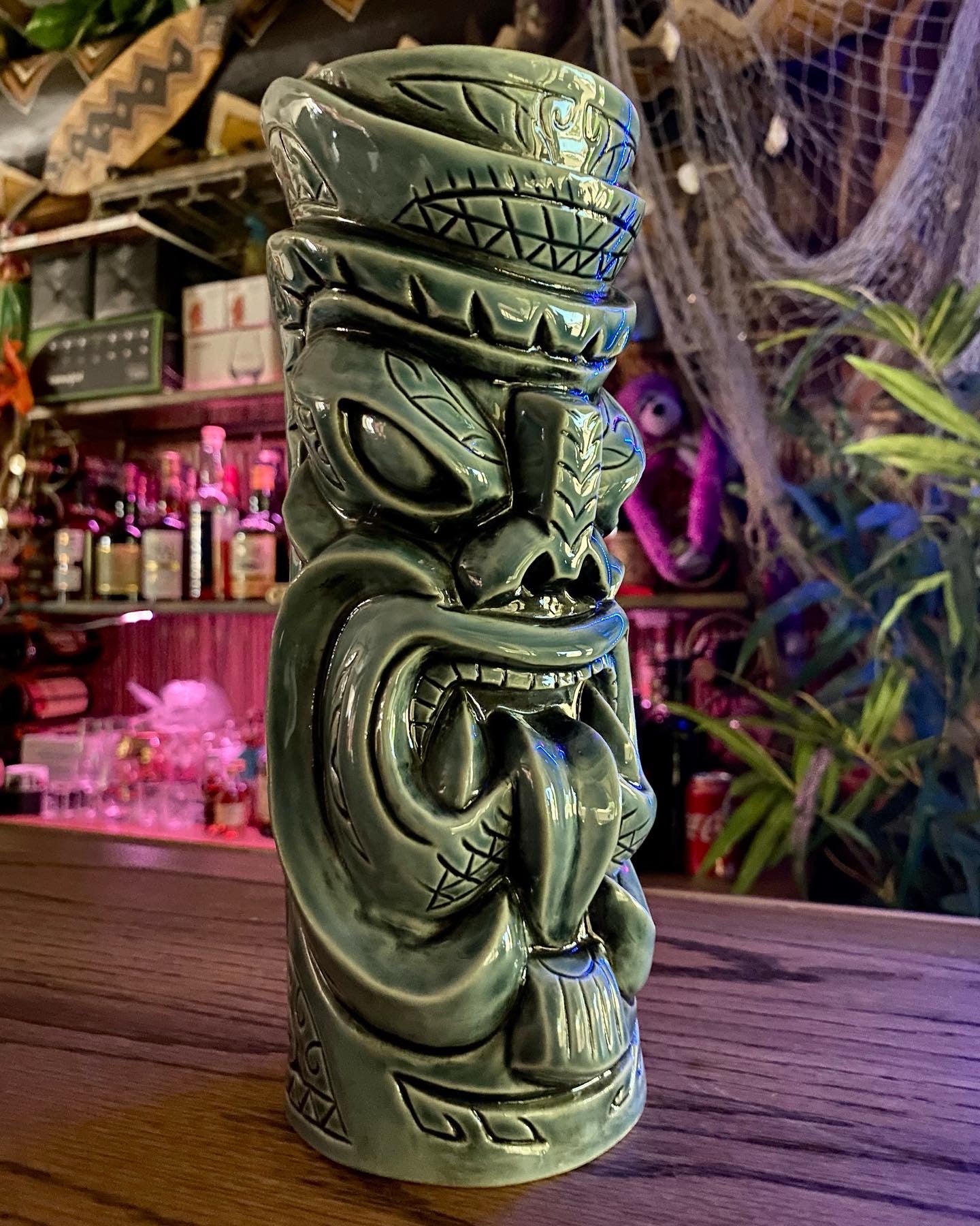 MEAN MUGGIN' CUSTOM MAORI TIKI MUG